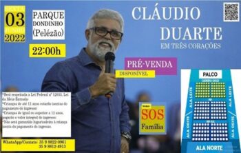Agenda do Pastor Cláudio Duarte para este mês