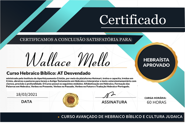 Curso Hebraico Bíblico: AT Desvendado