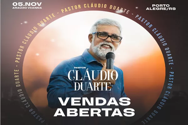 Pastor Cláudio Duarte em Porto Alegre: Agenda e Detalhes do Evento Pastor Cláudio Duarte em Porto Alegre: Agenda e Detalhes do Evento